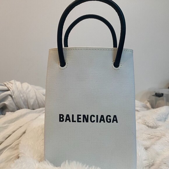 EUC BALENCIAGA MINI PHONE SHOPPING BAG - Picture 1 of 5